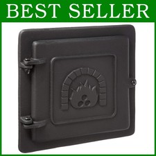 Black Cast Iron Door with Safety Closure-`` picture