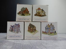 5 Liberty Falls Collection Collectible Miniature Village Set Boxes picture