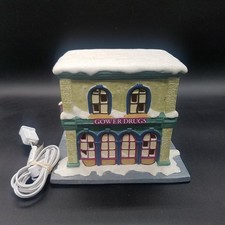 Enesco It's A Wonderful Life Illuminated Village Gower's Drug Store 2010 picture