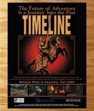 Timeline Journey into Past Eidos  - Video Game Print Ad / Poster Promo Art 2001 picture