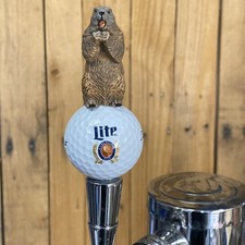 Caddyshack Golf Beer Tap Handle Miller Lite Gopher Keg Mini Short 4.5in picture