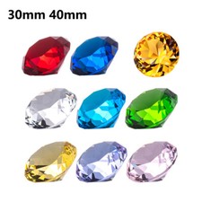 30mm 40mm Crystal Diamond Glass Diamond Craft Decoration Toy Crystal Ornament picture