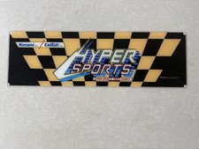 Hyper Sports Konami Arcade Marquee. Original not a Reproduction picture