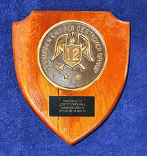 Commander Cruiser Destroyer Group 12 (CCDG-12) Wall Plaque, LCDR S. Hall 1996-97 picture
