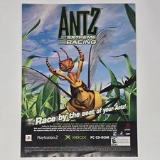 Antz Extreme Racing PlayStation PS2 Xbox PC Race Print Ad/Poster Official Promo picture