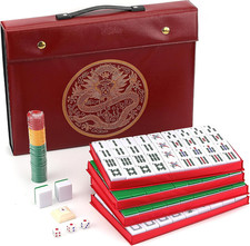Chinese Mahjong Set X-Large 146 Numbered Melamine 1.5
