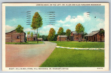 Year 1949, Stamped, Stamp, DR. Allen & Alex Ferguson Residence, Vintage Postcard picture