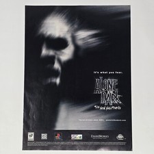Alone in the Dark New Nightmare PS1 GameBoy Fear Print Ad/Poster Official Promo picture