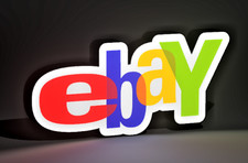 EBAY LOGO LED LIGHT BOX SIGN 12V LARGE 15.2