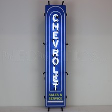 Chevrolet Chevy Vertical Neon Sign 34