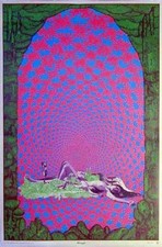 Rare Psychedelic Art Poster MIRAGE by [Satty] 23x35