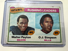O.J. Simpson Lot 1977 Topps #3 Walter Payton + Rookie Reprint + 50-Card Set picture