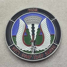USAF TACP 2 ASOS Det 1 Vino Challenge Coin picture