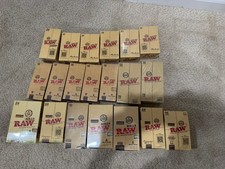 Lot Of 20 Raw boxes Papers, Rolls & Tips new sealed artesano, perfecto, 1 1/14   picture