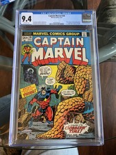 Captain Marvel #26 (1973) CGC 9.4 Comic Book- 1st Thanos Cover - Thanos Saga picture