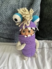 Vintage Pixar 2001 Disney Monsters Inc. Boo In Monster Costume Plush Doll picture