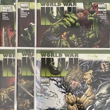 World War Hulk #1 2 3 4 & 5 + Prologue #1 (Marvel) Complete Set Lot Of 6 Comics picture