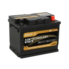 Platinum AGM Car Battery Group Size 47 H5, 12V 60Ah, 680 CCA, 100 RC, Recharg... picture