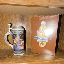 Anheuser-Busch Sports Legends Joe Louis Lidded Beer Stein Germany picture