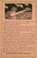Prohibition Political Comment Ocean Temptress Dead Sea Fruit Mermaid? c1907 bhn picture