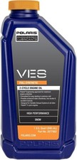 OEM Snowmobile VES Full Synthetic 2-Cycle Oil, For 2-Stroke Snowmobiles, 1 Qu... picture