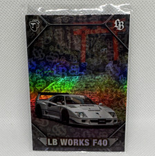 Tarmac Cards LB WORKS F40 Liberty Walk 2024 Limited 42/99 RARE Card picture