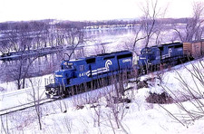Conrail 6419_FEB 12, 1978 ORIGINAL TRAIN SLIDE picture