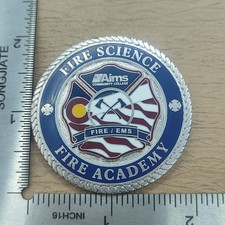 Aims Community College Fire Science Academy Challenge Coin #2 picture