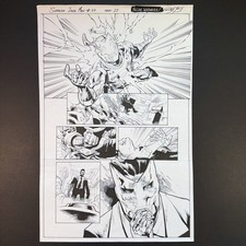 Superior Iron Man #7 Original Comic Art Inks Final Page Marvel 2015 Tony Stark picture
