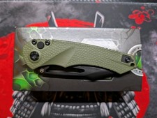 Heretic Mini Pariah T/E Manual Knife 3.3” MagnaCut DLC OD Green USA picture