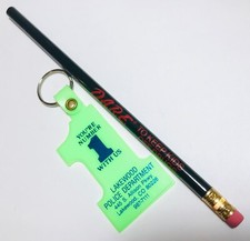 Vtg D.A.R.E. Drug Education Program Pencil & Lakewood CO Police Dept Keychain picture