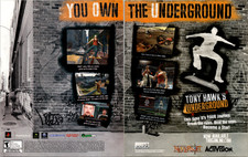 Activision Tony Hawk's Underground 2003 PS2 Xbox GBA Vintage Magazine Ad picture