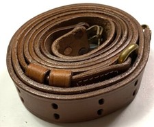 WWII US ARMY M1918 A2 BROWNING BAR RIFLE LEATHER CARRY SLING picture