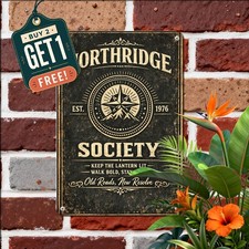 Supernatural Hunters Vintage Tin Sign Weatherproof Mystery Room Wall Decor picture