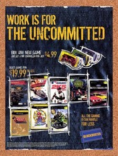 2005 Blockbuster Game Rentals Original Advertisement / Retro Promo v6 picture