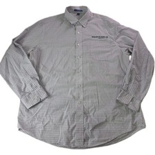 Rare Vtg Berkshire Hathaway Shareholders 1965 Logo Button Up Shirt 2XL Buffett  picture