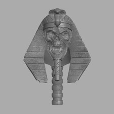 Undead Pharoah Mummy custom head for Mythic Legions & other action figures picture