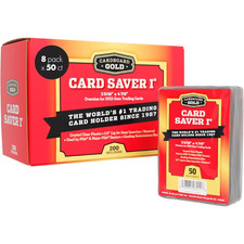 400 CBG Card Saver I 1 Large Semi Rigid PSA Grading Submission Holders picture
