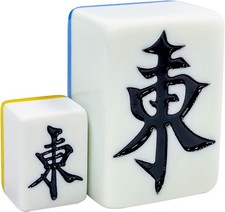 e-Monz More Big Paijan Mahjong tile set 50mm Super Big Size w/ Case dice stick picture