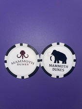MAMMOTH DUNES GOLF CLUB - *POKER CHIP* --GOLF BALL MARKER picture