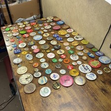 Vintage Pinback Button Lot 138 Pins Total picture