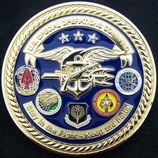 US Special Operations Command SOCOM Deputy Commander Challenge Coin picture