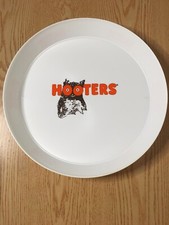 New Hooters Girl Server Vintage Food Drinks Tray Platter 13.1/4”x2” Hard Plastic picture