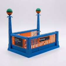 N.Y.T Museum, Knicks K-Rail, 34th St. - Penn Station Subway Entrance Model picture
