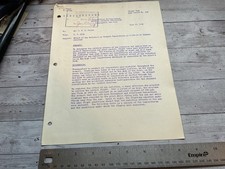 ORIG WWII REPUBLIC AVIATION FLIGHT TEST REPORT COCKPIT TEMP P-47N AIRCRAFT picture