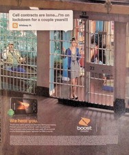 Boost Mobile Samsung Galaxy Prevail Print Ad 2011 Cell Phone picture