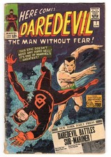 Daredevil 7 1965 Marvel Comics G/VG 3.0 1st App Red Costume Sub-Mariner picture