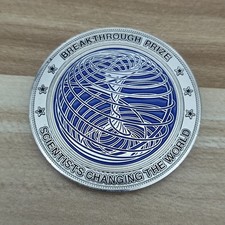 2016 Mathematics Breakthrough Prize Scientists Changing the World Challenge Coin picture