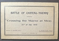 Antique 1918 Battle of La Marne Château-Thierry French Postcards (C 1921) picture
