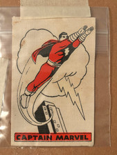 1940’s Vintage Captain Marvel Cloth Patch - Scarce picture